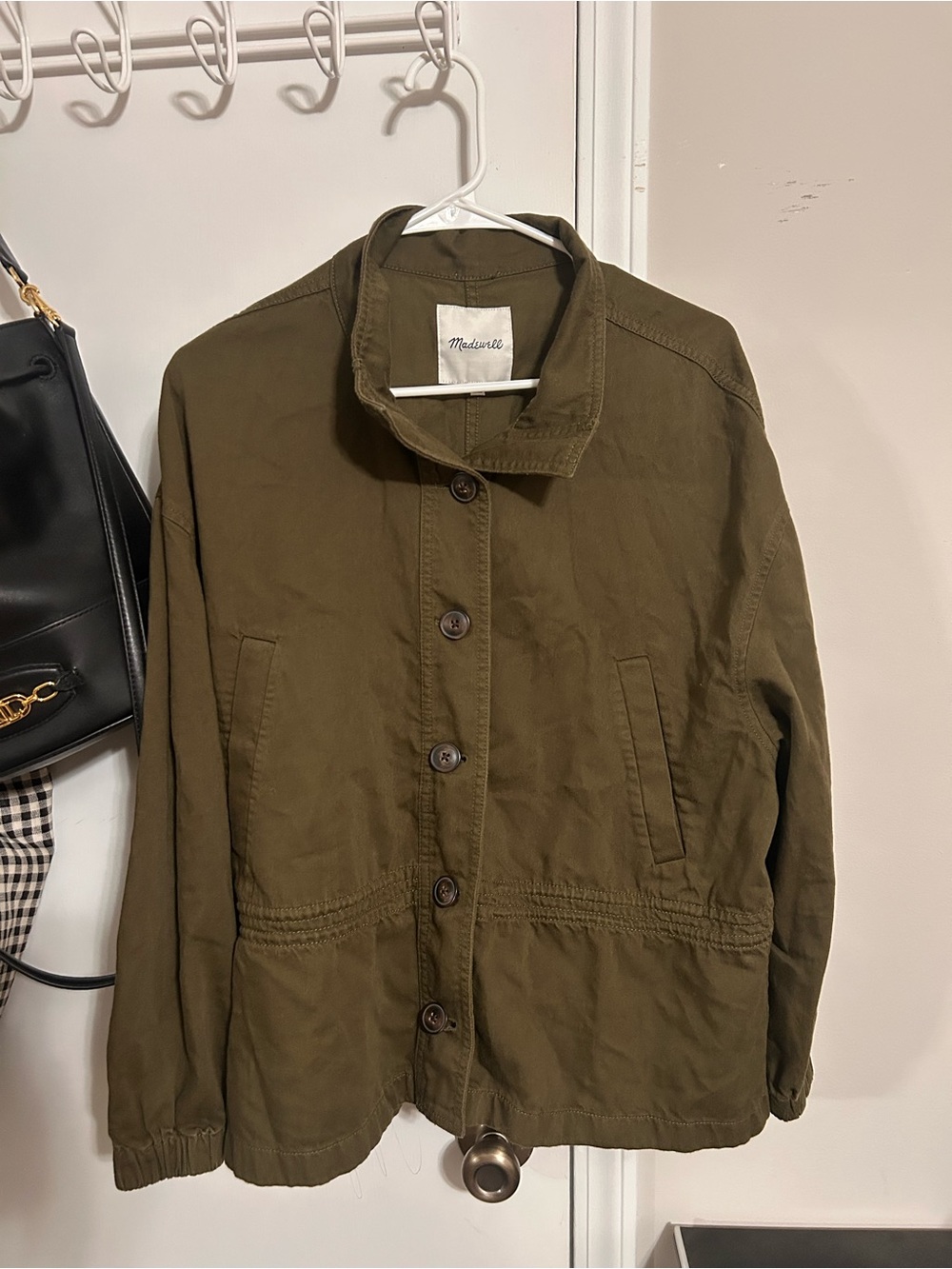 Madewell Olive Army Green Utility Jacket